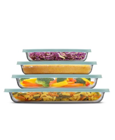JoyJolt Borosilicate Glass Oven Dishes with Lids, Set of 4