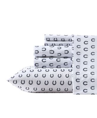 Horseshoe Dots Blue