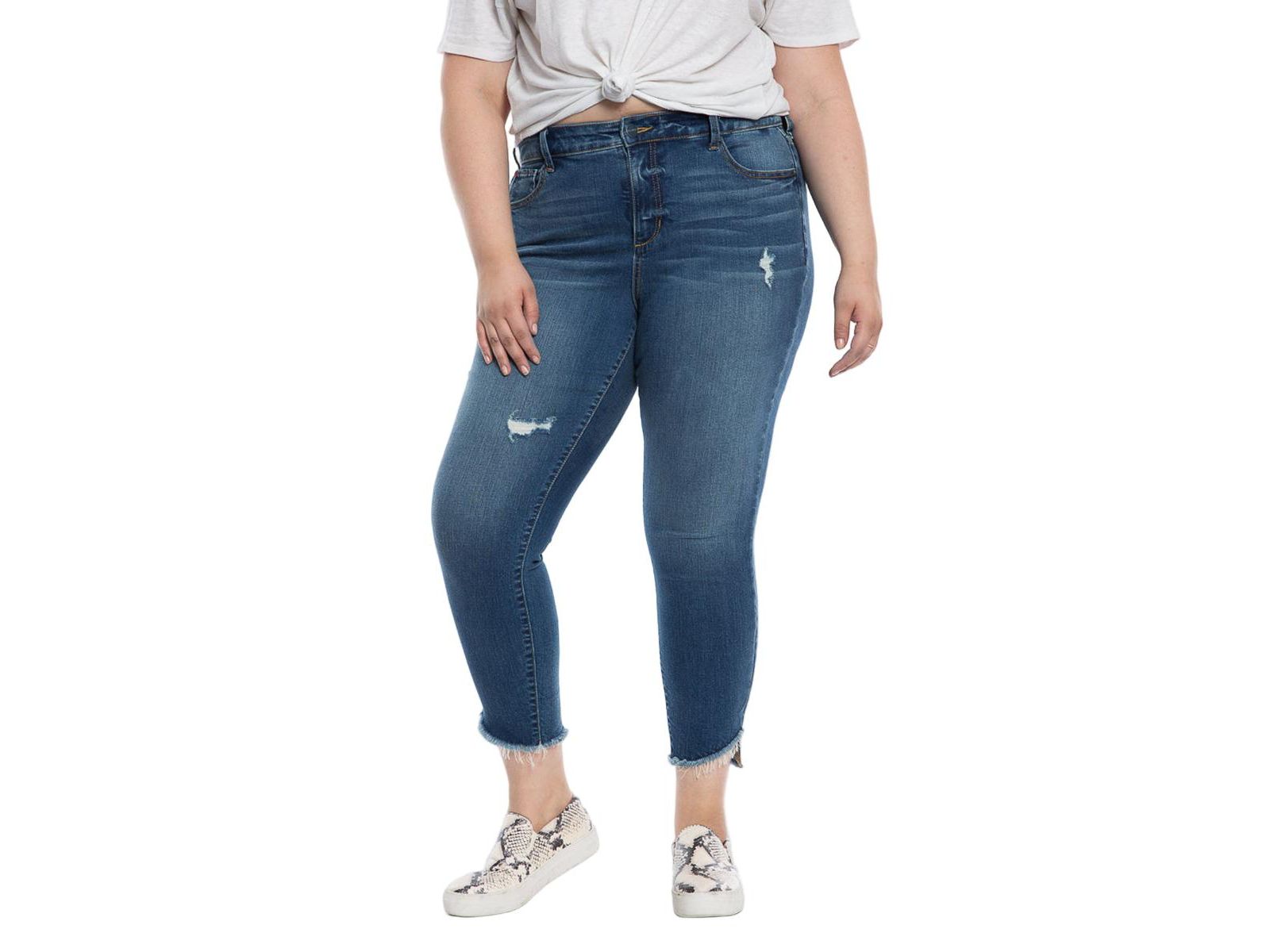 Женские джинсы SLINK Jeans Denim High Rise Ankle Skinny