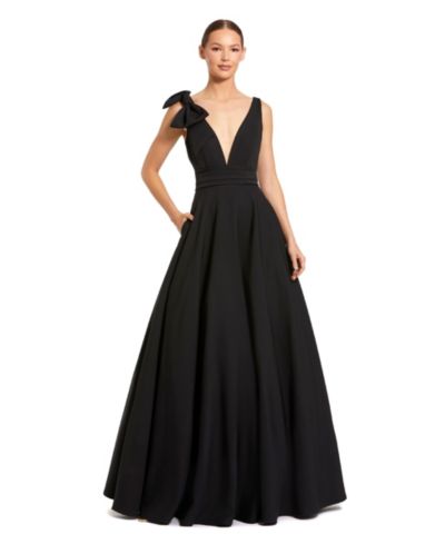 Mac Duggal Женское вечернее платье Ballgown с декором и бантом