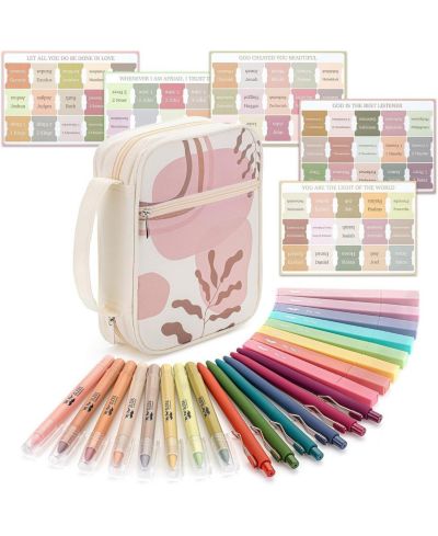 Mr. Pen Bible Journaling Kit, 24 Pcs, Bible Case, Bible Highlighter