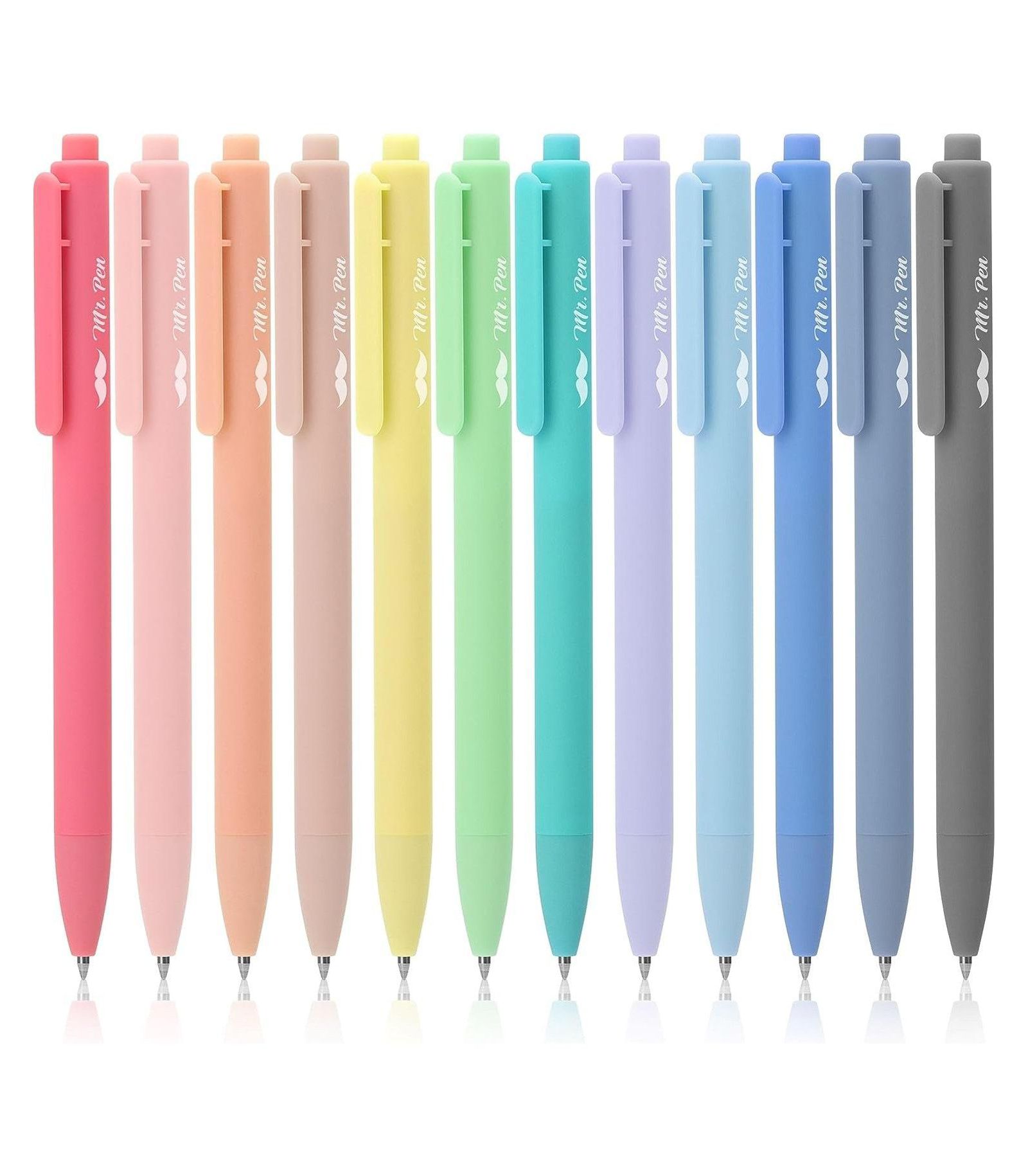 Гелевые ручки Mr. Pen Retractable, 12 шт