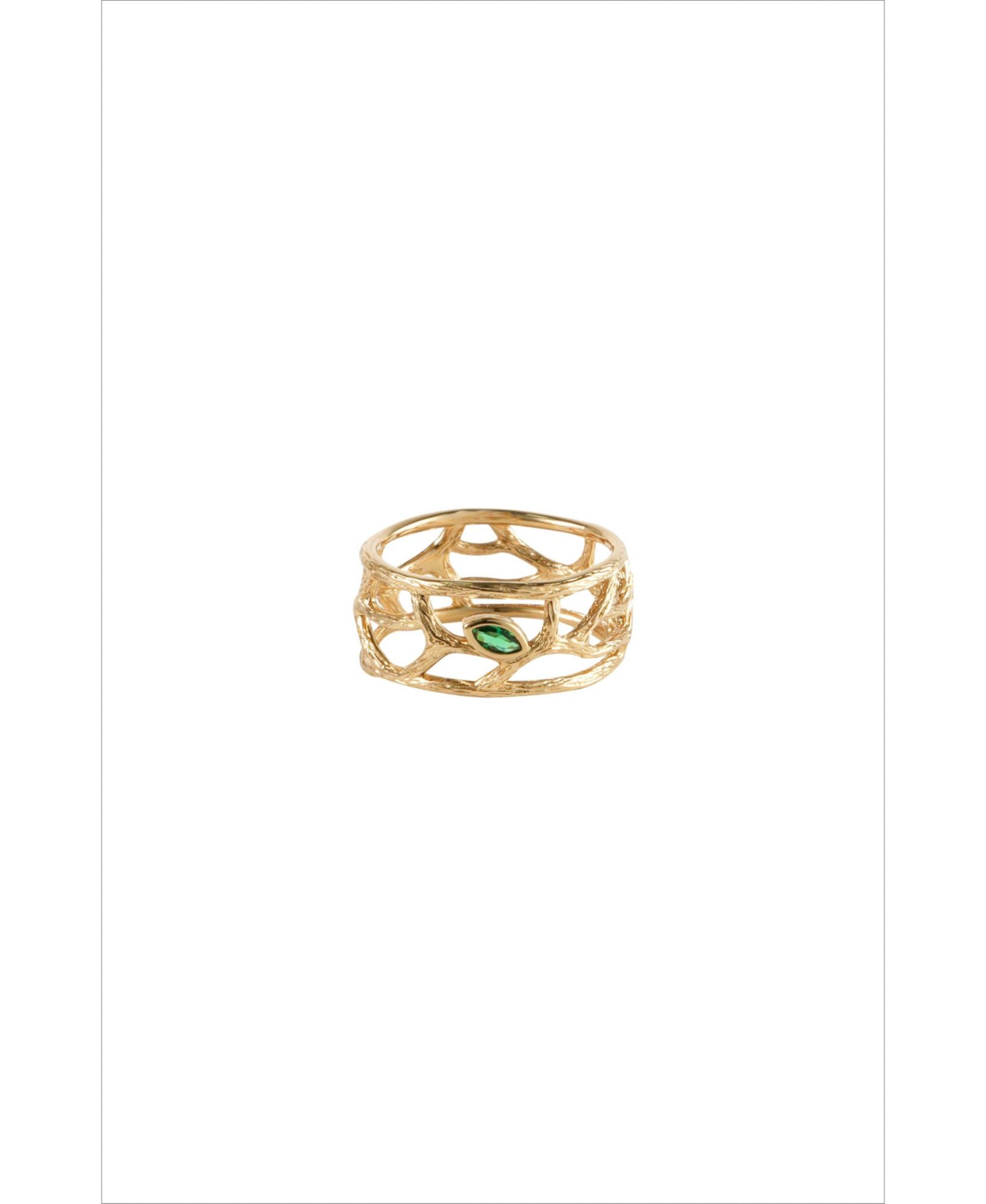 RETRO CHIC Verdant Whisper Ring