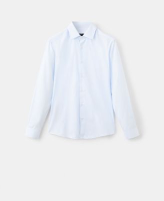 Mango Men's Cotton Striped Slim-Fit Shirt