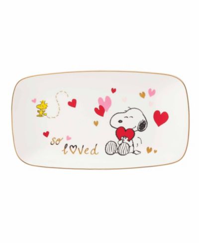 Lenox Snoopy Valentine's Day Hors D'oeuvres Tray