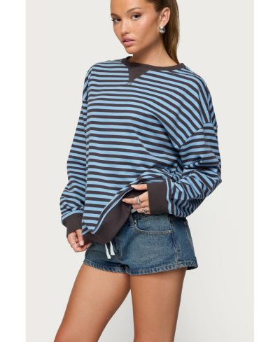 Женский свитшот Edikted Onda Striped