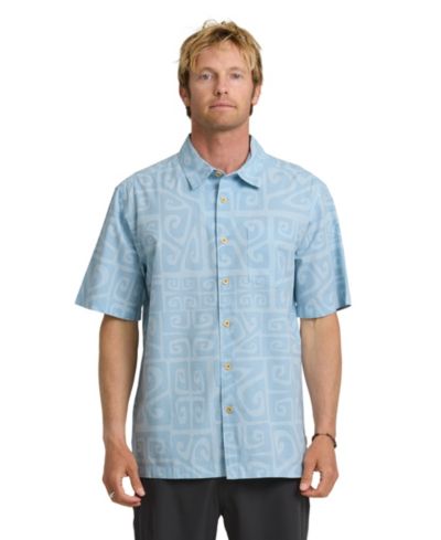Мужская рубашка с коротким рукавом Quiksilver Waterman Tiki Beach