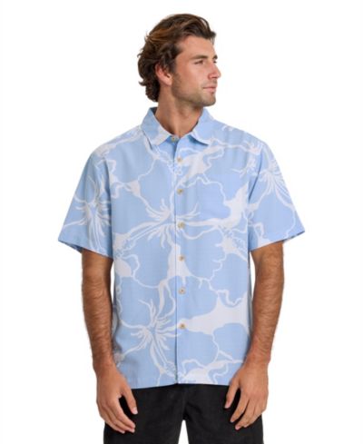 Quiksilver Waterman Men's Bay Breeze Short-Sleeve Shirt