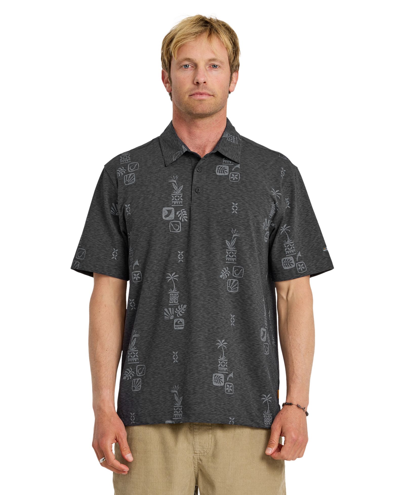 Мужская рубашка Quiksilver Waterman Mystic Fin Short-Sleeve