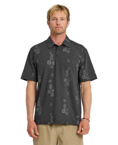 Мужская рубашка Quiksilver Waterman Mystic Fin Short-Sleeve