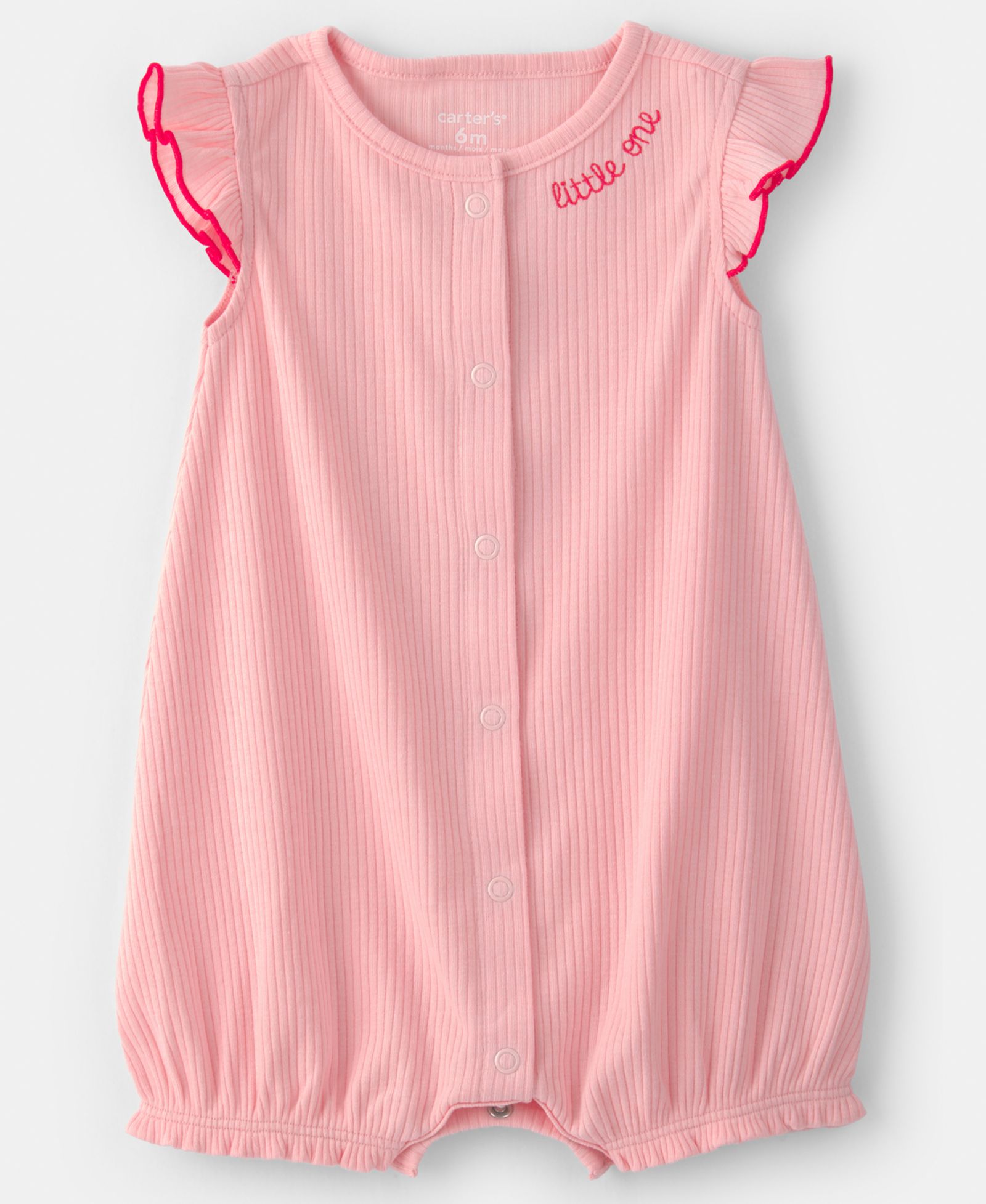 Carter's Baby Girls' Flutter-Sleeve Romper