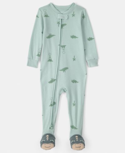 Carter's Детские мужские Dinosaur Snug Fit One-Piece Pajama