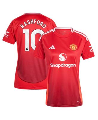 Женская футболка Adidas Marcus Rashford Red Manchester United 2024/25 Home Replica Player