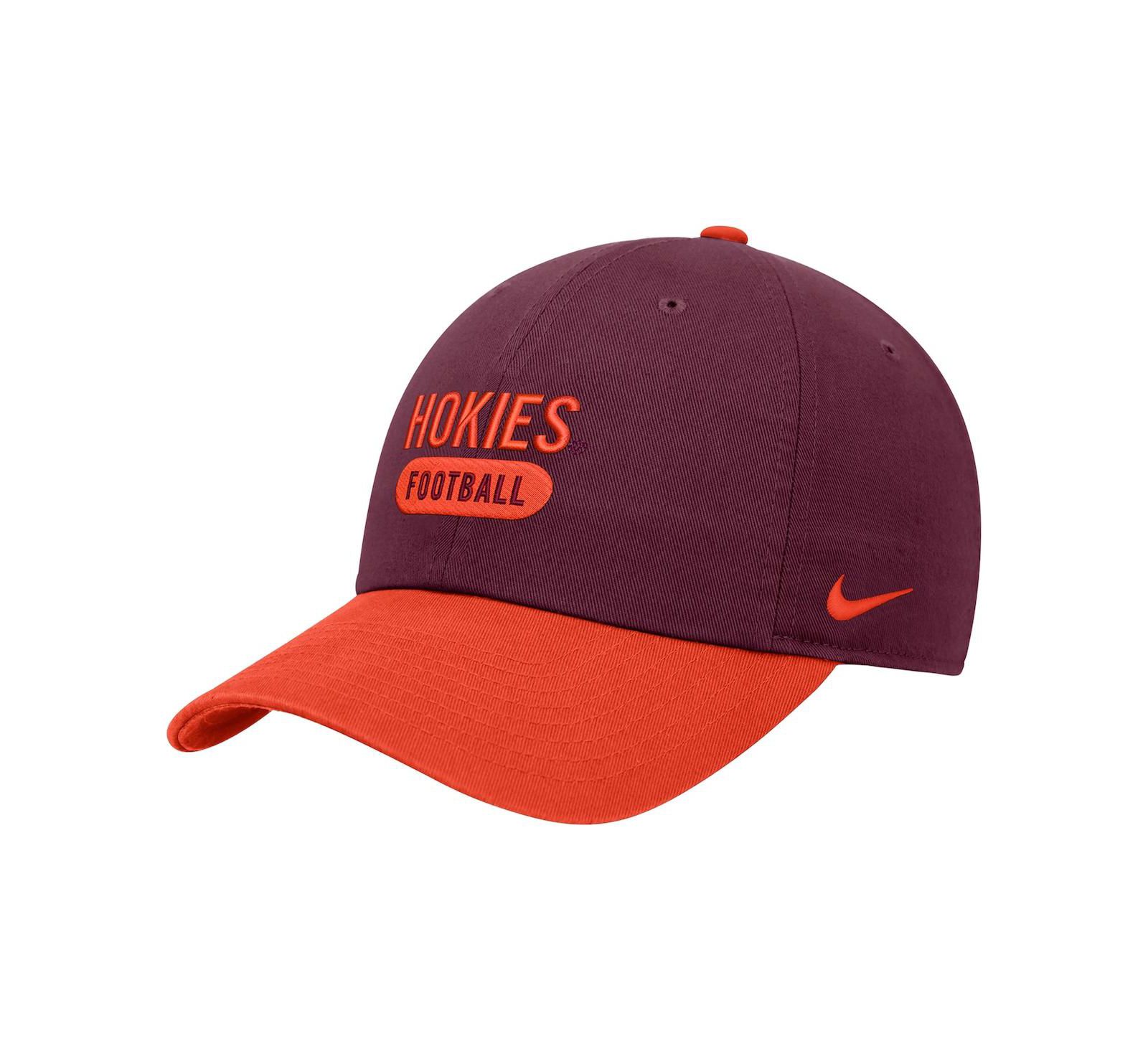 Men's Maroon Virginia Tech Hokies Color Block Club Adjustable Hat