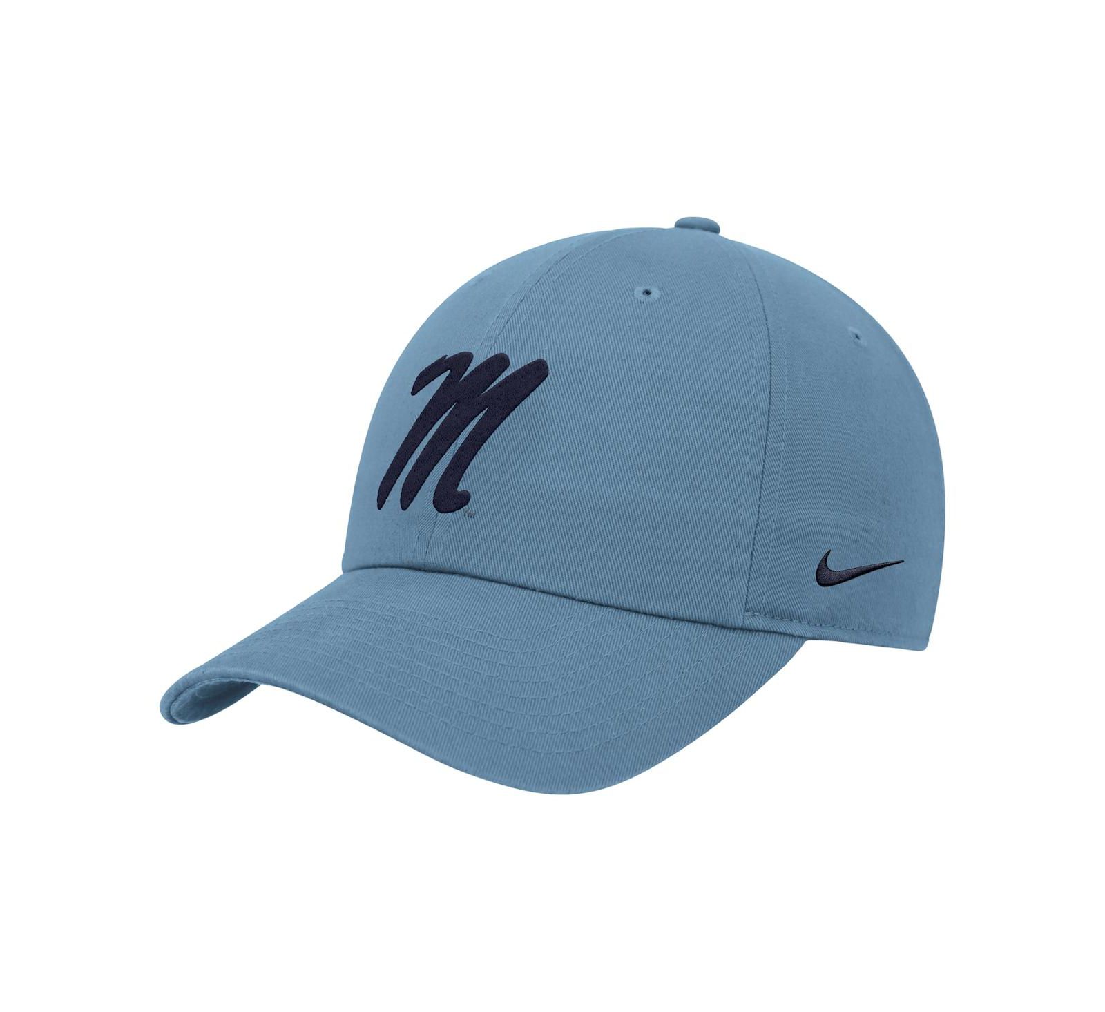 Men's Blue Ole Miss Rebels Club Adjustable Hat