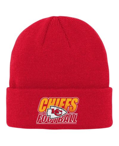 Детская вязаная шапка Kansas City Chiefs, градиентная