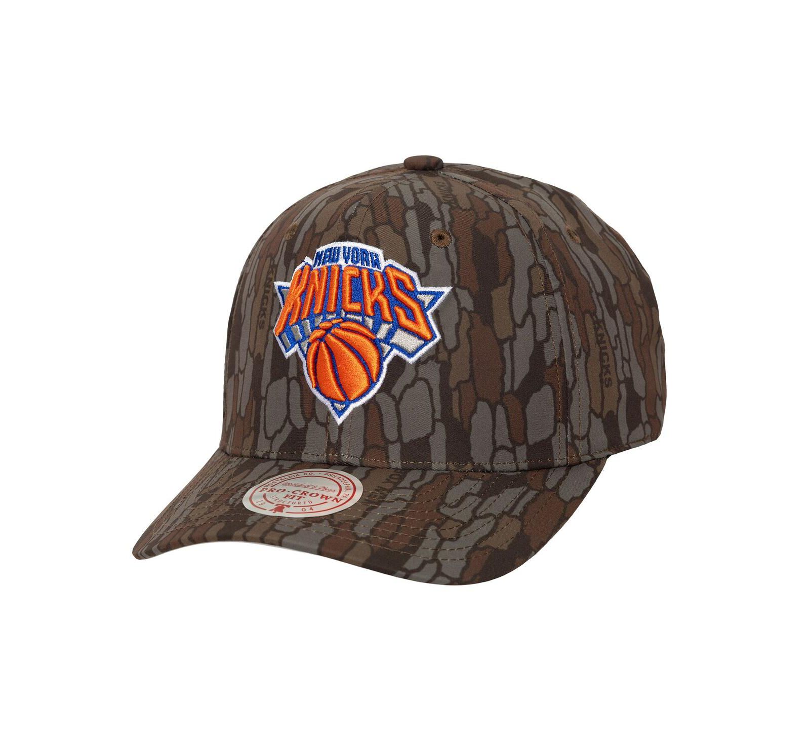 Мужская регулируемая кепка Camo New York Knicks Hidden Pro-Crown
