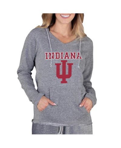 Женское серое худи из легкого терри, Indiana Hoosiers