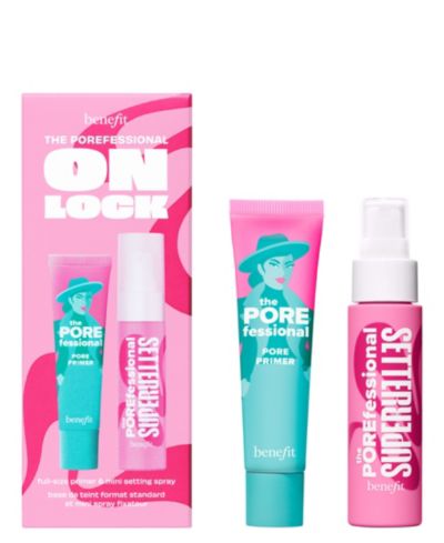 Benefit Cosmetics набор: праймер для пор POREfessional и спрей-фиксатор