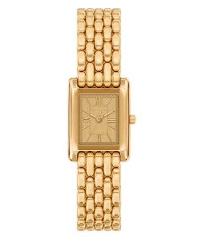Женские часы Michael Kors Essex Three-Hand с золотистым покрытием из нержавеющей стали, 20mm