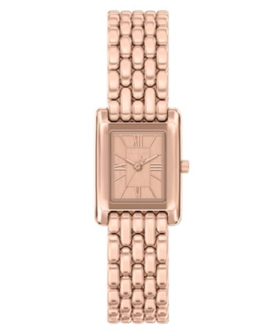 Женские часы Michael Kors Essex Three-Hand Rose Gold-Tone Stainless Steel, 20mm