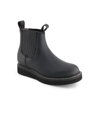 Forastero Men's Leather Chelsea Boots with Elastic Shaft