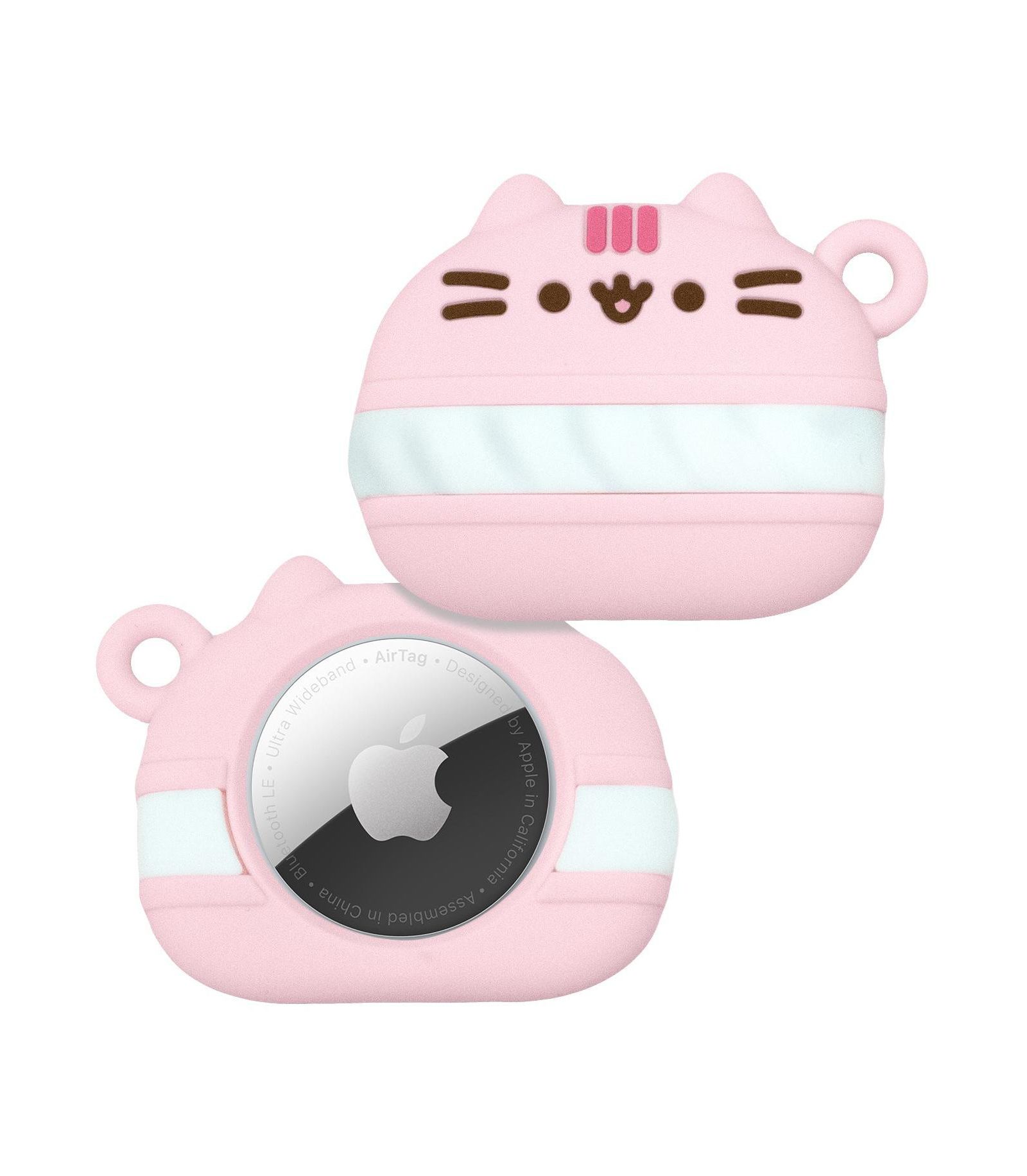 Защитный чехол Pusheen iFace x Pusheen The Cat - Cafe Series для Apple AirTag из силикона