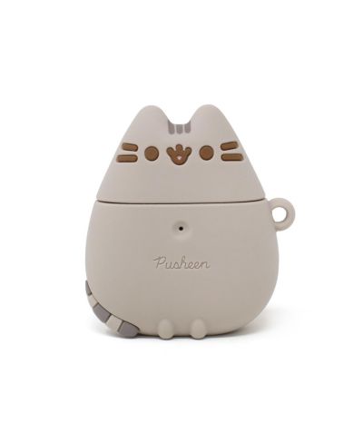 Pusheen iFace x The Cat защитный чехол для Apple AirPods 1 и 2 поколения силиконовый с карабином