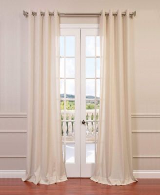 Шторы Half Price Drapes из искусственного льна с люверсами