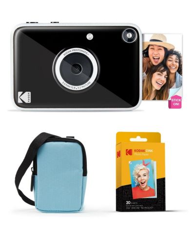 Kodak Printomatic+ 10MP Instant Camera with 20 Zink Paper Sheets