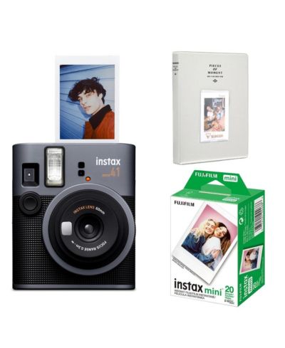 Fujifilm Instax Mini 41 мгновенная камера + 20 упаковок пленки + альбом