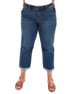 Женские джинсы SLINK Jeans Denim Mid rise boyfriend Kennedi