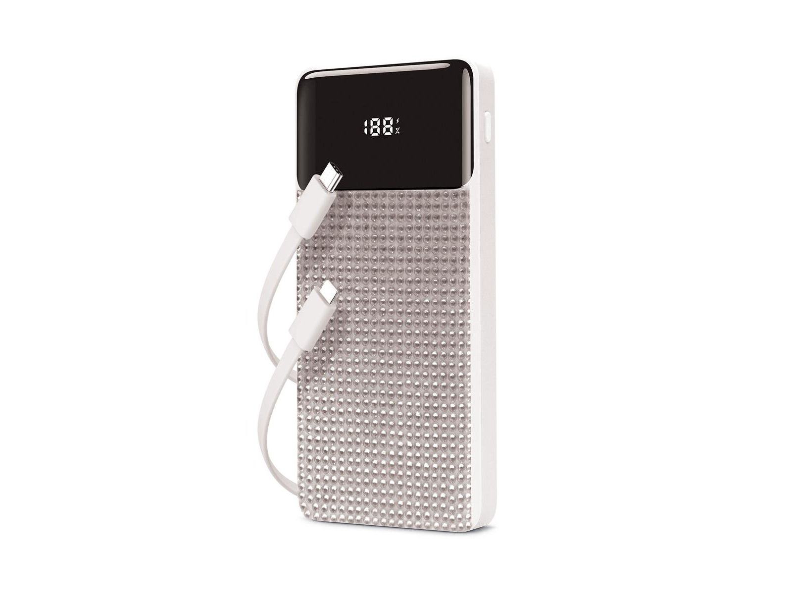 Gabba Goods 10,000mAh LCD Display Power Bank Compatible with Smartphones