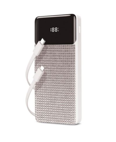 GabbaGoods Внешний аккумулятор с быстрой зарядкой 10,000mAh и LCD дисплеем