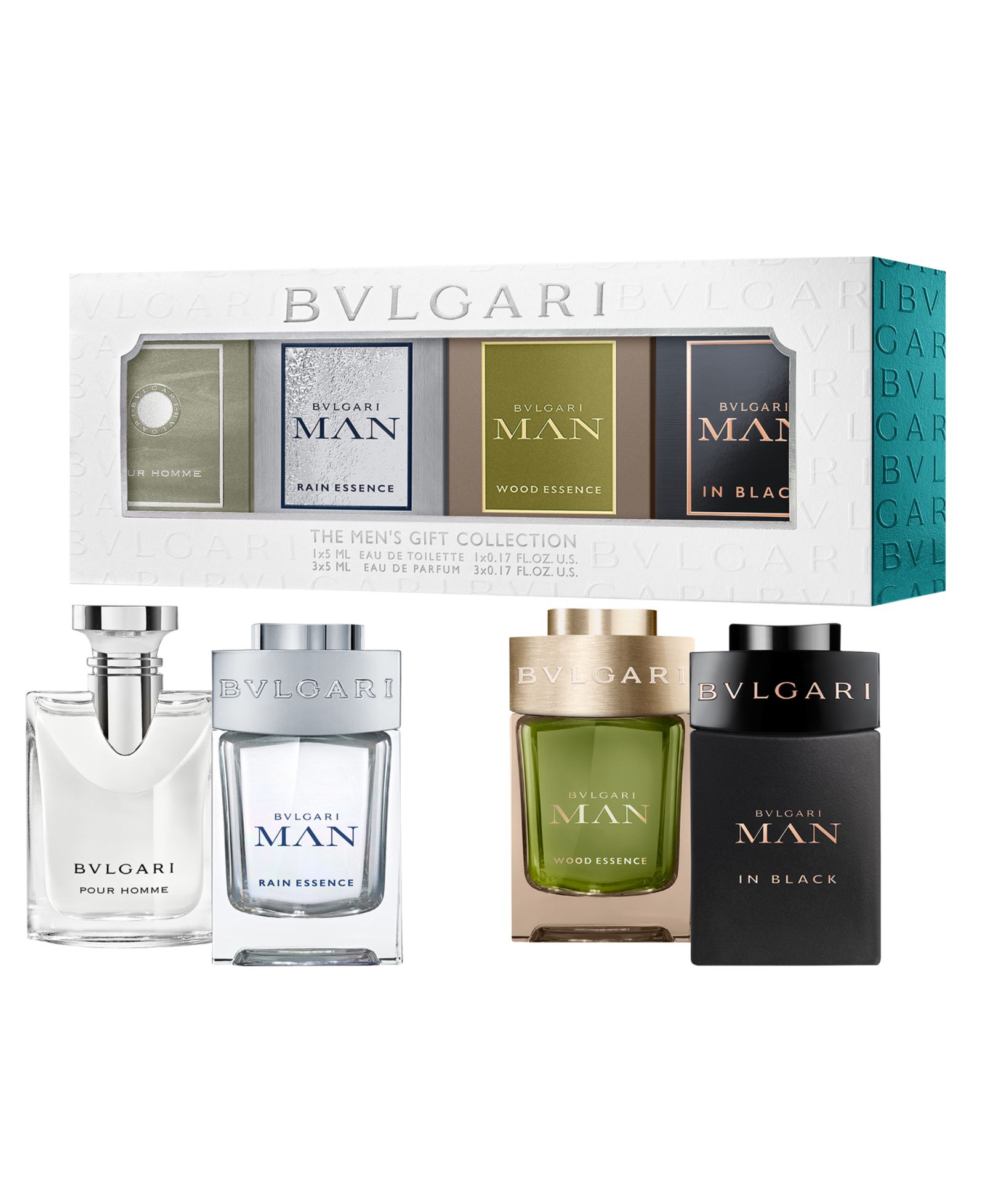 Набор BVLGARI 4-Pc. Men's Mini Gift Set