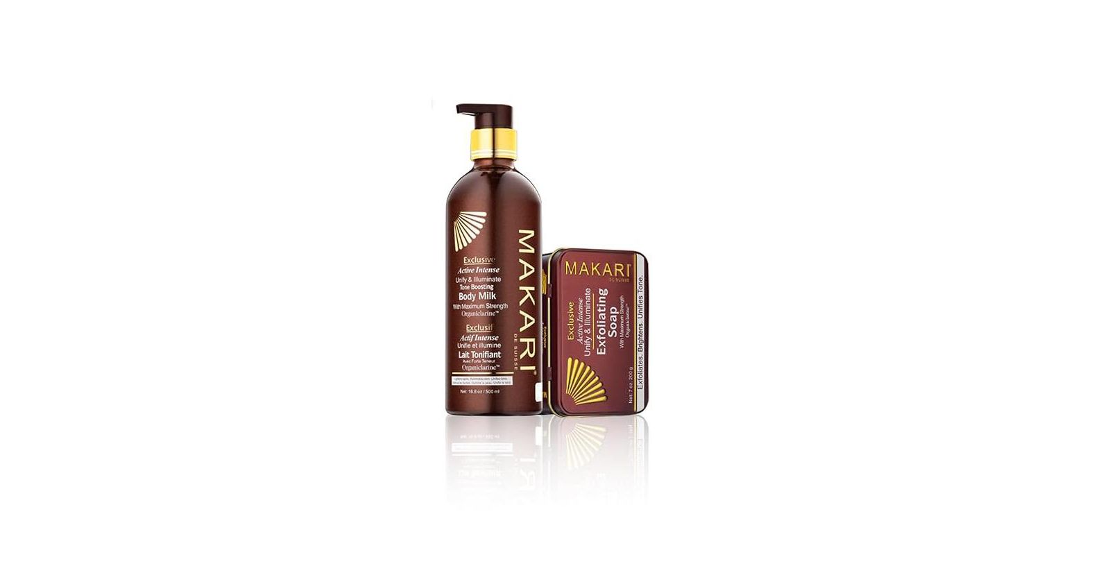Makari Exclusive Toning Milk & Soap - Skin Care Kit