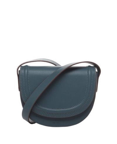 Маленькая кожаная сумка через плечо SUSU Saddle Bag Crossbody Purse Casual Handbag