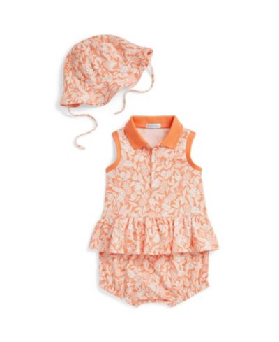Polo Ralph Lauren Детский комплект из поло, шорт и шапки, 3 предмета