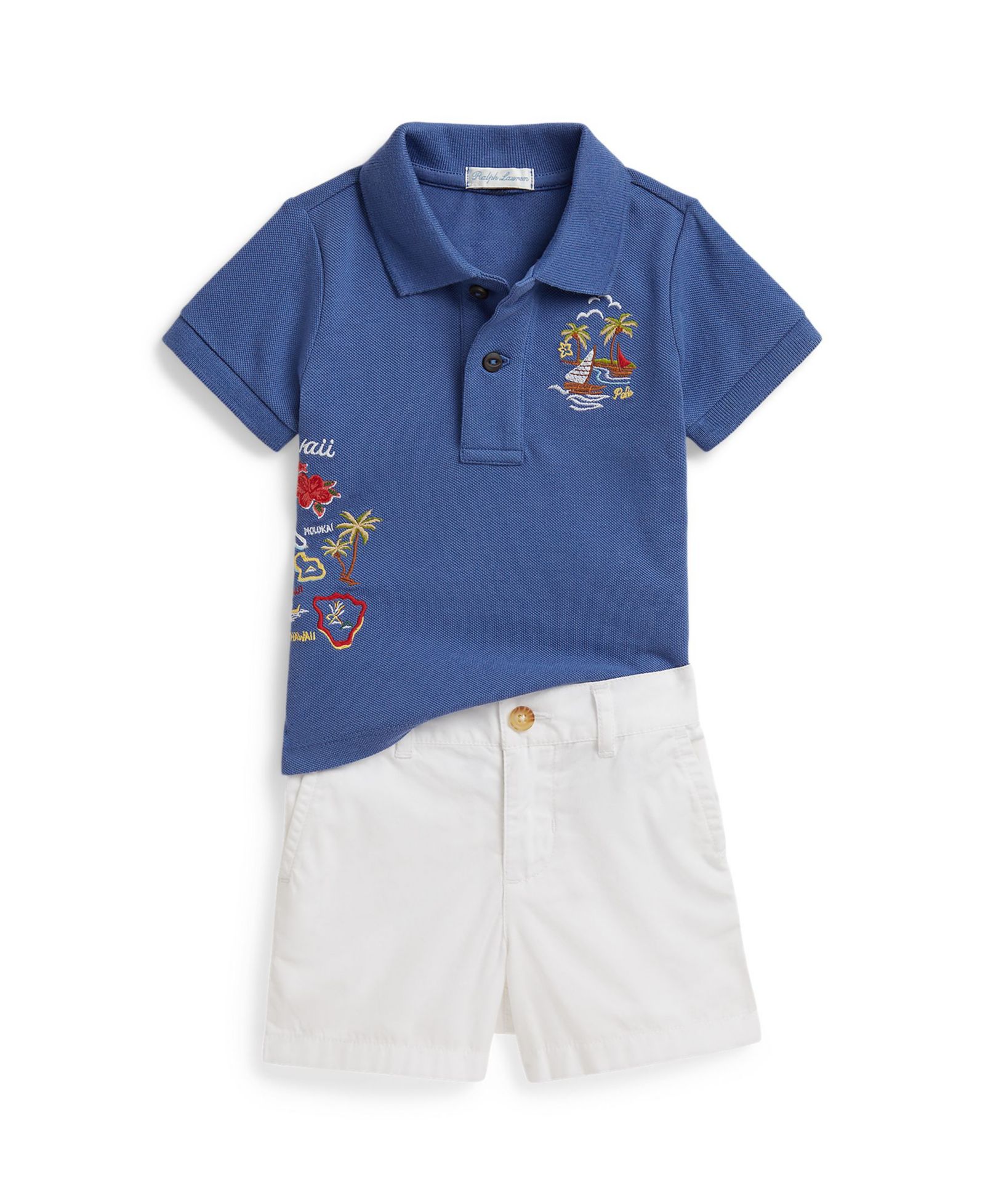 Комплект Polo Ralph Lauren: рубашка поло и шорты для мальчиков