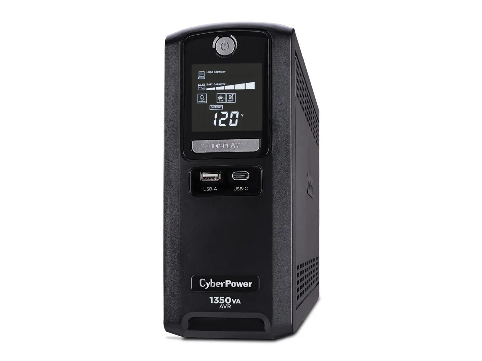 CyberPower ИБП CyberPower CST135UC 1350VA/810W, LCD, черный