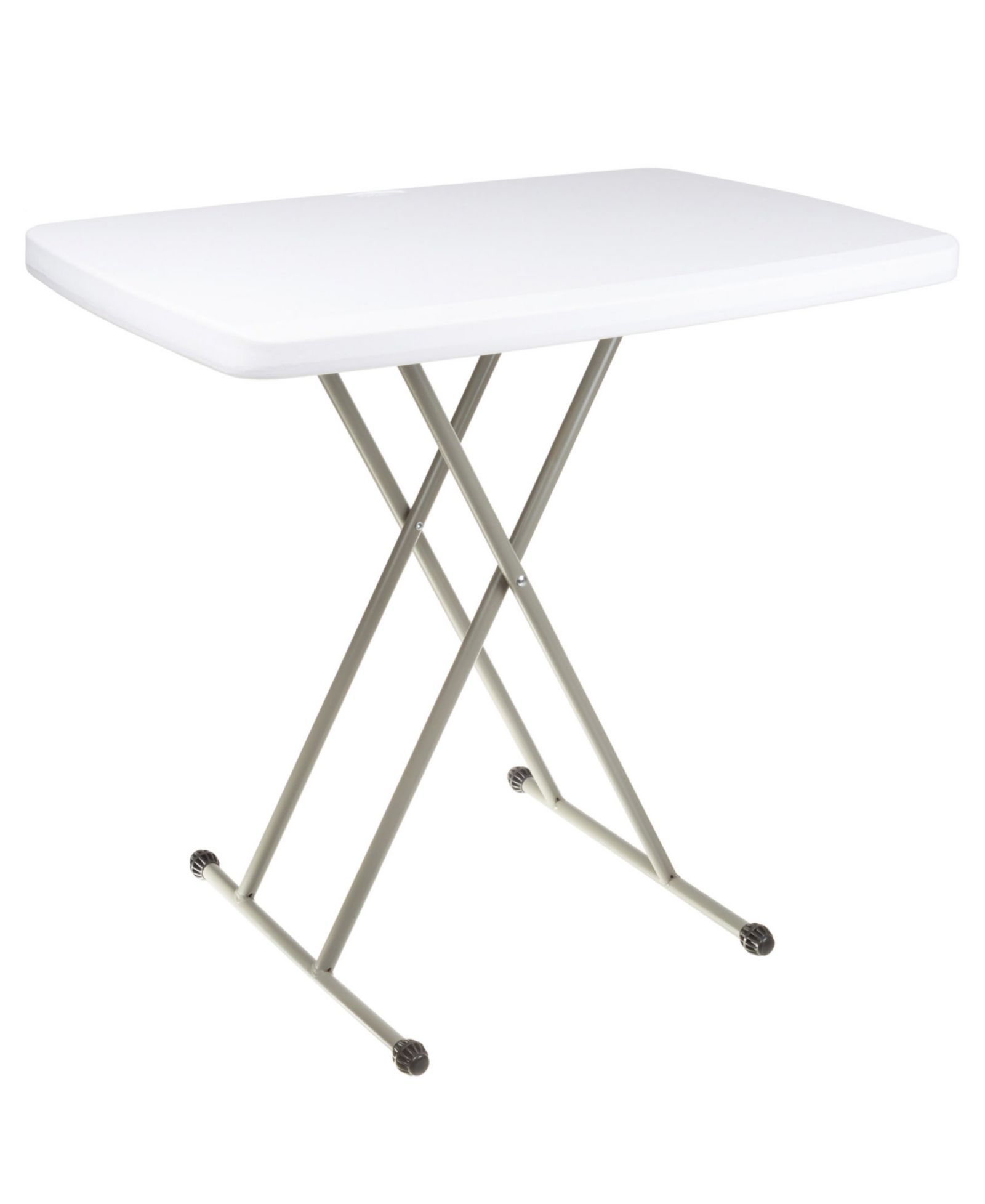 Everyday Home 30" Plastic Adjustable Folding Table