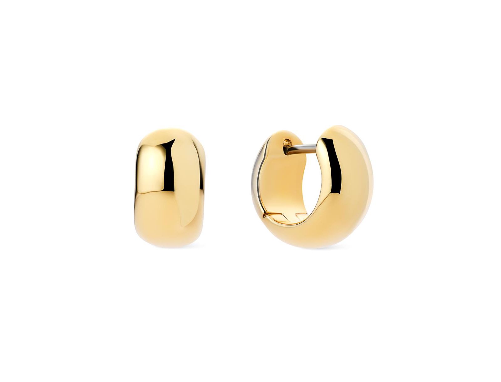 Серьги-кольца Ana Luisa Giulia Bold Chunky 14K Gold-Plated