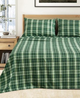 Forest green plaid