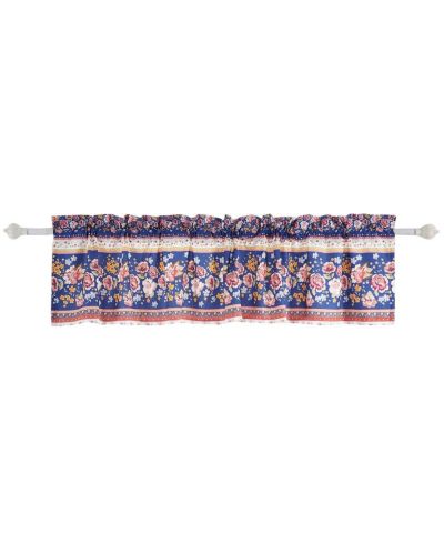 Greenland Home Fashions Marsha Window Valance - 84x16", Blue