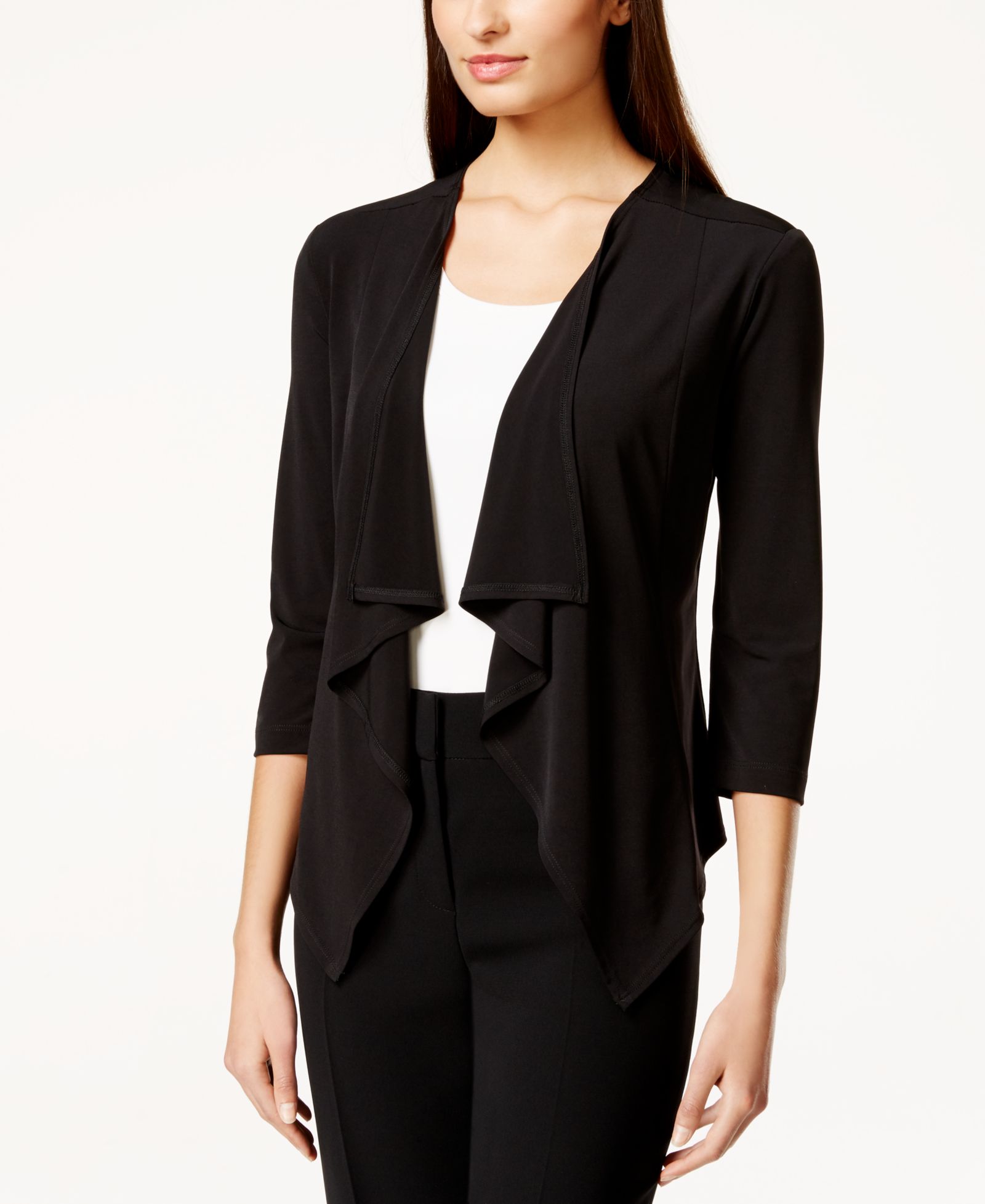 Свитер Connected Three-Quarter-Sleeve Ruffle