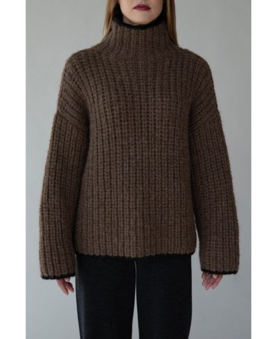 SSKEIN Women's Sylvie Handknit Pullover