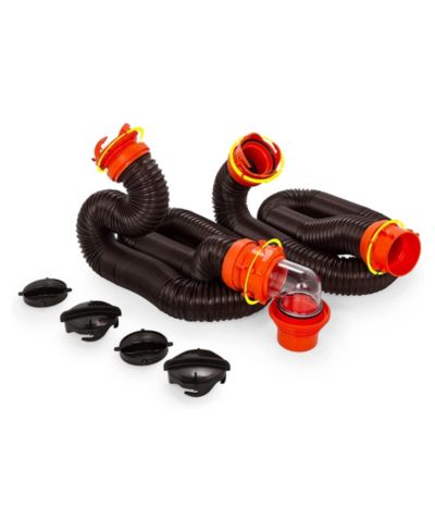 Camco RhinoFLEX Комплект шланга для канализации RV 20 Foot с фитингами Bayonet