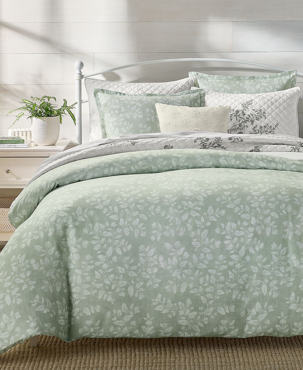 Комплект пододеяльников Charter Club Willow Print, Full/Queen