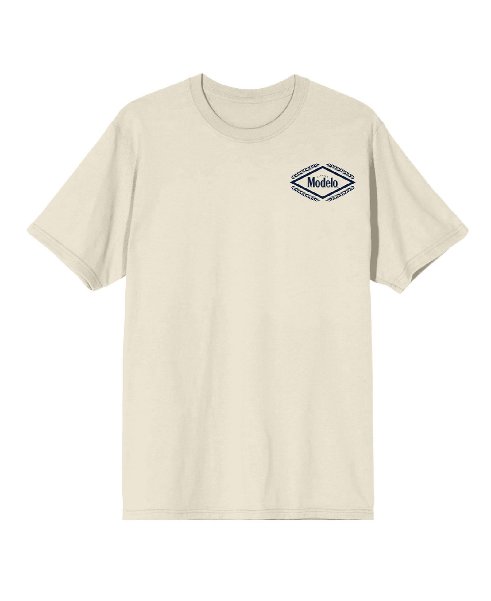 Мужская футболка Modelo Diamond Frame & Brush Stroke Logos Crew Neck с коротким рукавом