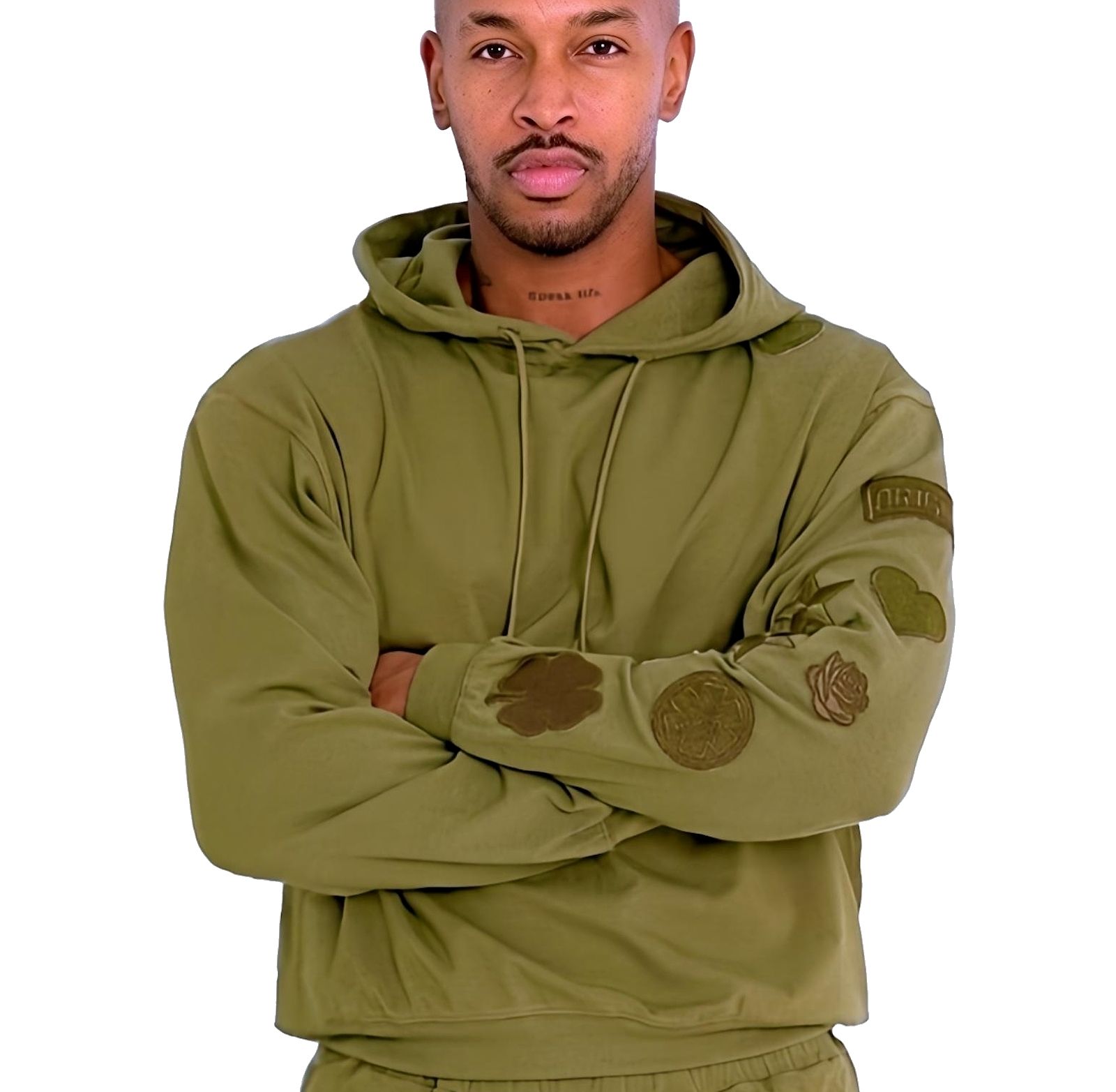 Мужское худи Dai Moda Menswear Patches